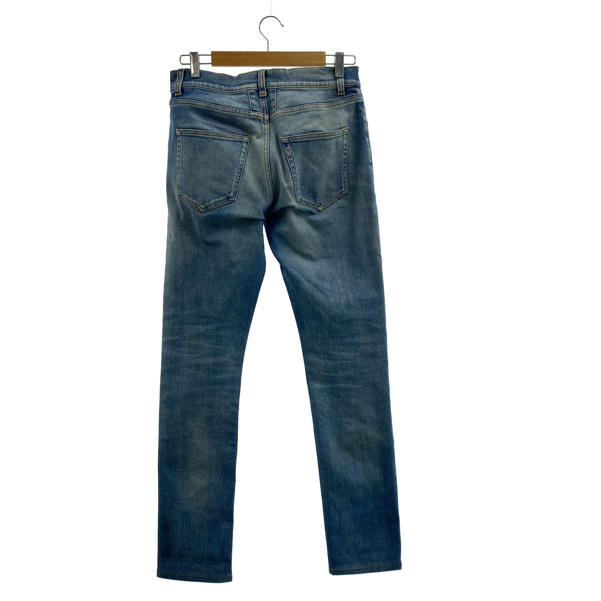 SAINT LAURENT PARIS | D02 M/SK-LW 復古彈性緊身牛仔褲 | 尺寸 29 | 靛藍 | 男款