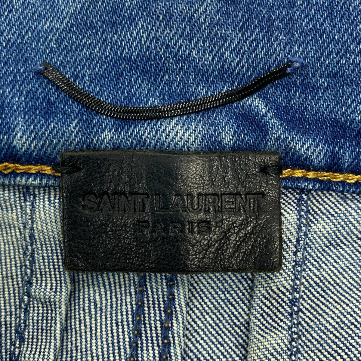 SAINT LAURENT PARIS / サンローランパリ | D02 M/SK-LW ヴィンテージ加工 ストレッチ スキニーフィット デニムパンツ | 29 | メンズ