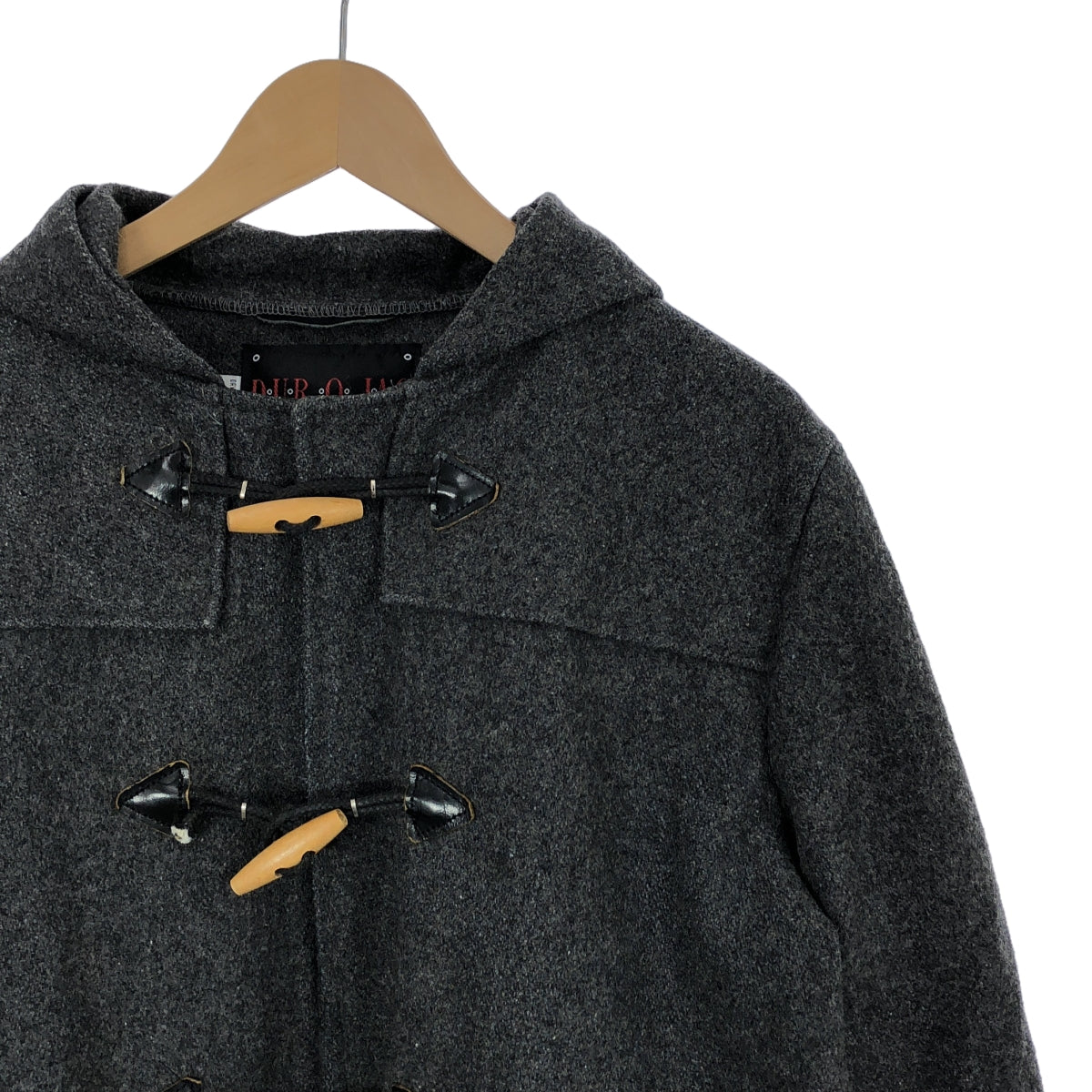 SCHOTT / Shot | Wool hooded duffle coat | 38 | Grey | Men's