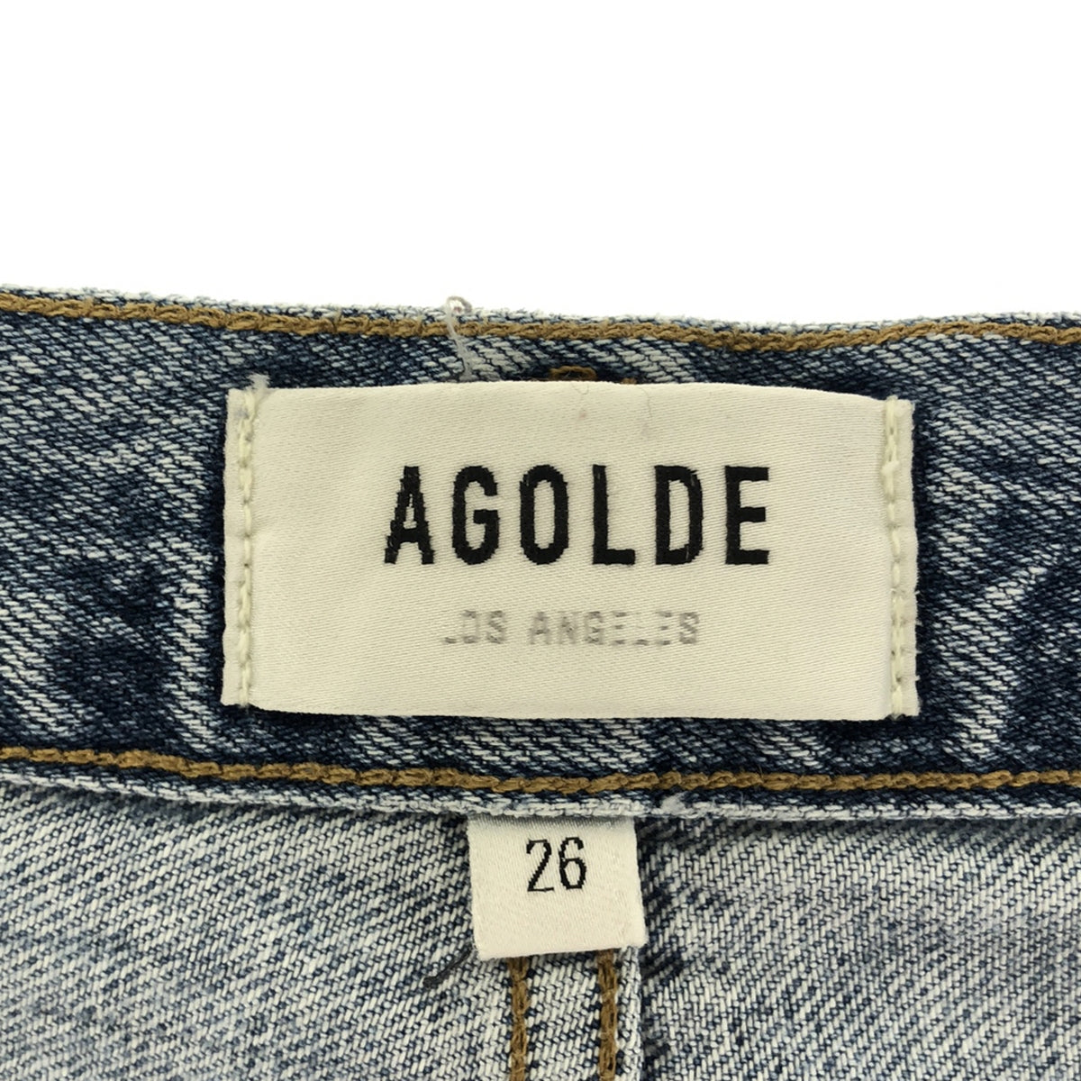 Deuxieme Classe / 두지엠 클래스 | 2022AW | AGOLDE A GOLD E CRISS CROSS 데님 팬츠 | 26 | 인디고 | 여성