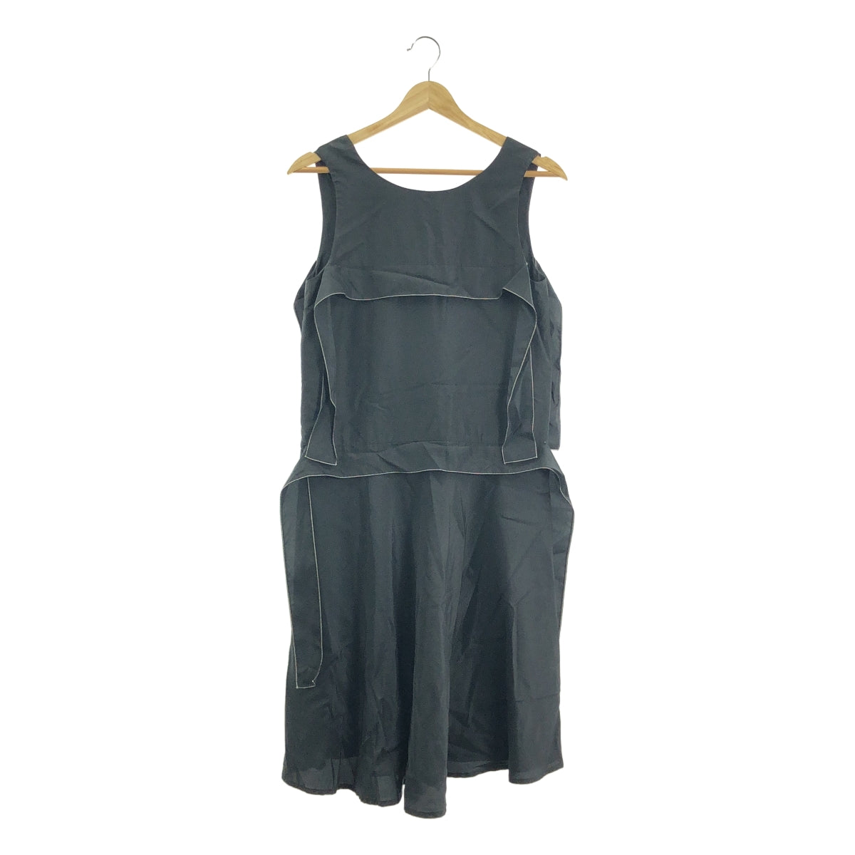 SARA LANZI | 側繫帶無袖洋裝 | XS | 黑色 | 女款