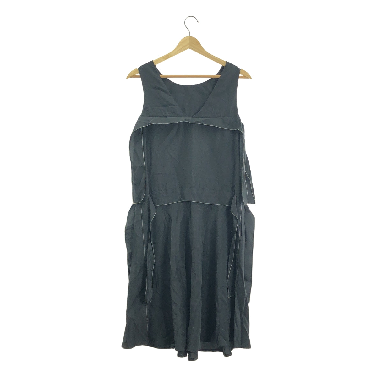 SARA LANZI | 側繫帶無袖洋裝 | XS | 黑色 | 女款