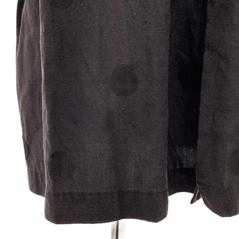 tricot COMME des GARCONS / トリココムデギャルソン | ドット シャツ ギャザーワンピース | S | レディース
