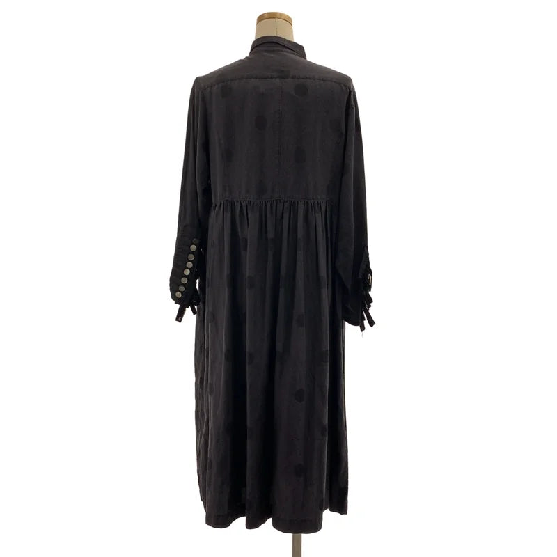 tricot COMME des GARCONS / トリココムデギャルソン | ドット シャツ ギャザーワンピース | S | レディース