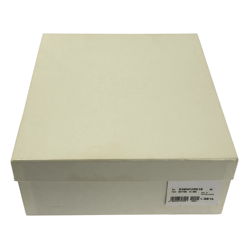 Maison Martin Margiela | 2012 春夏系列 | 拉鍊後跟短靴 | 皮革粗跟短靴 | 尺寸 38 1/2 |