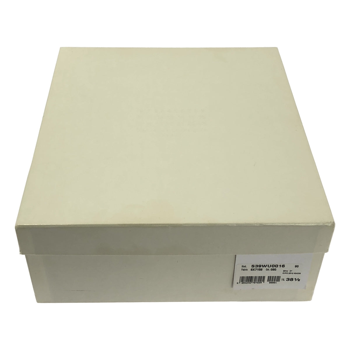 Maison Martin Margiela | 2012 春夏系列 | 拉鍊後跟短靴 | 皮革粗跟短靴 | 尺寸 38 1/2 |