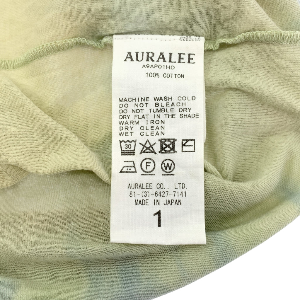 AURALEE / 오라리 | 코튼 시어 타이 다이 크루넥 컷소우 | 1 | 여성