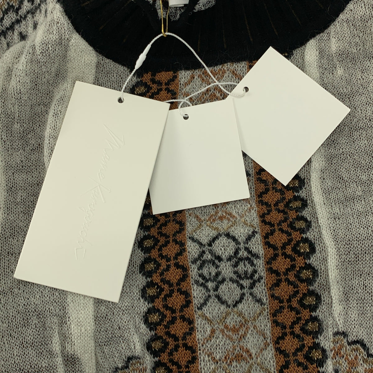 Mame Kurogouchi / マメクロゴウチ | Layered Knitted Dress レイヤード ニット ドレス | 2 | レディース