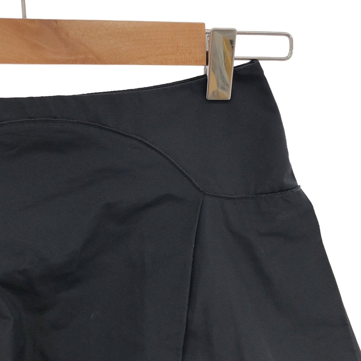 JIL SANDER NAVY / ジルサンダーネイビー | ポリエステル タック スカート | 32 | ネイビー | レディース