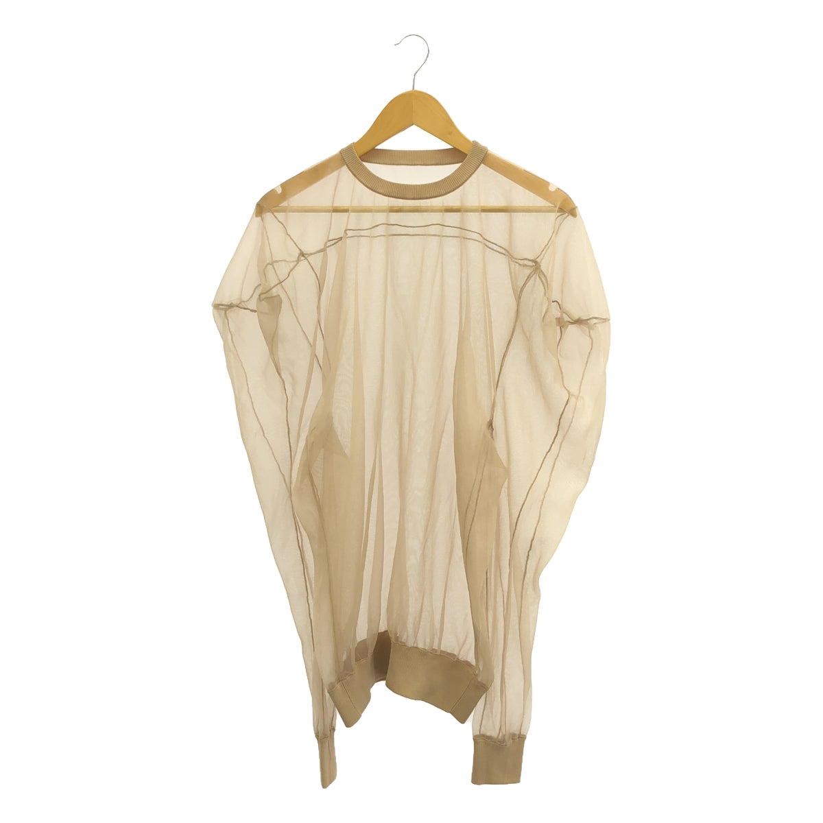 jonnlynx / John Links | Nylon blend sheer cut and sew | F | Beige | Women's