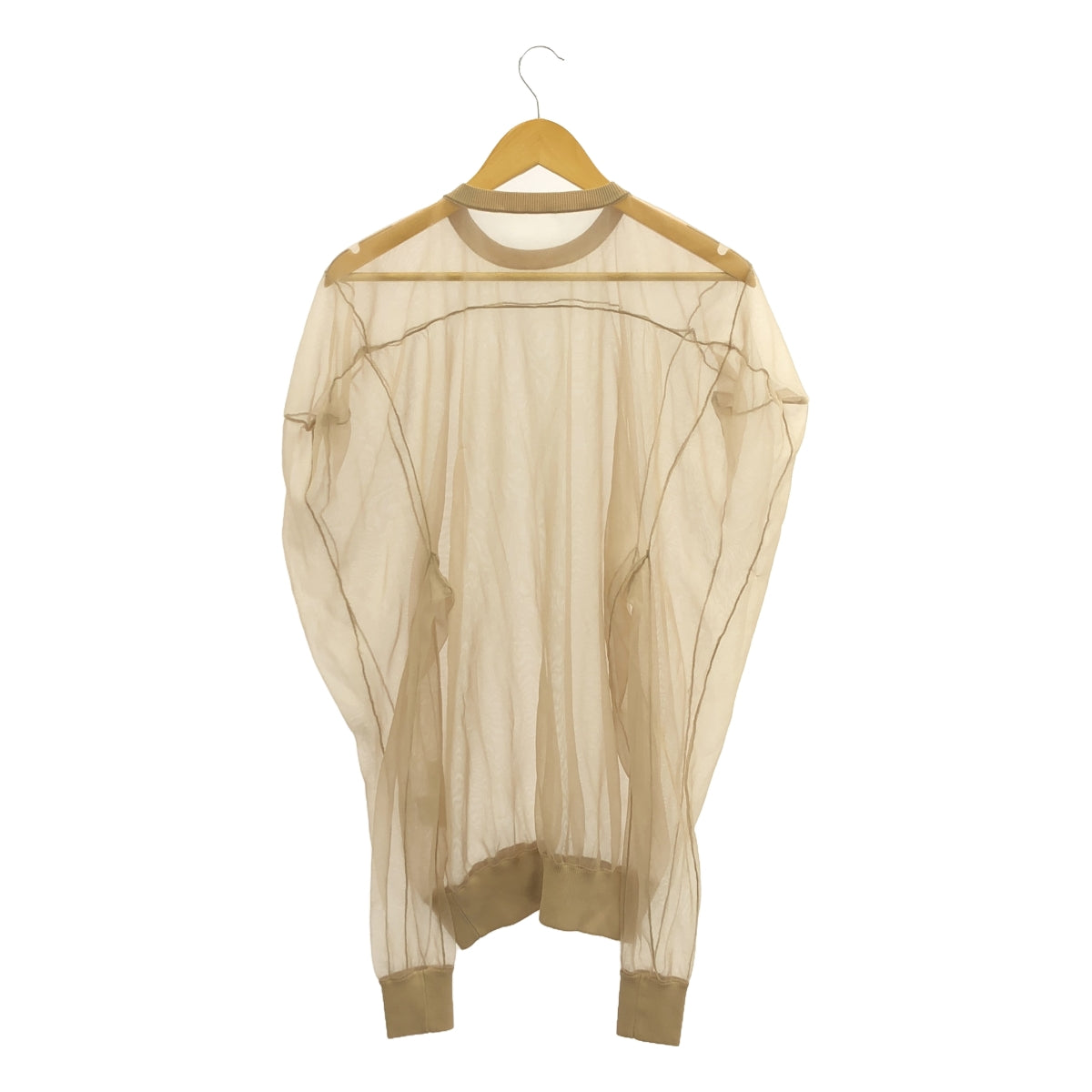 jonnlynx / John Links | Nylon blend sheer cut and sew | F | Beige | Women's