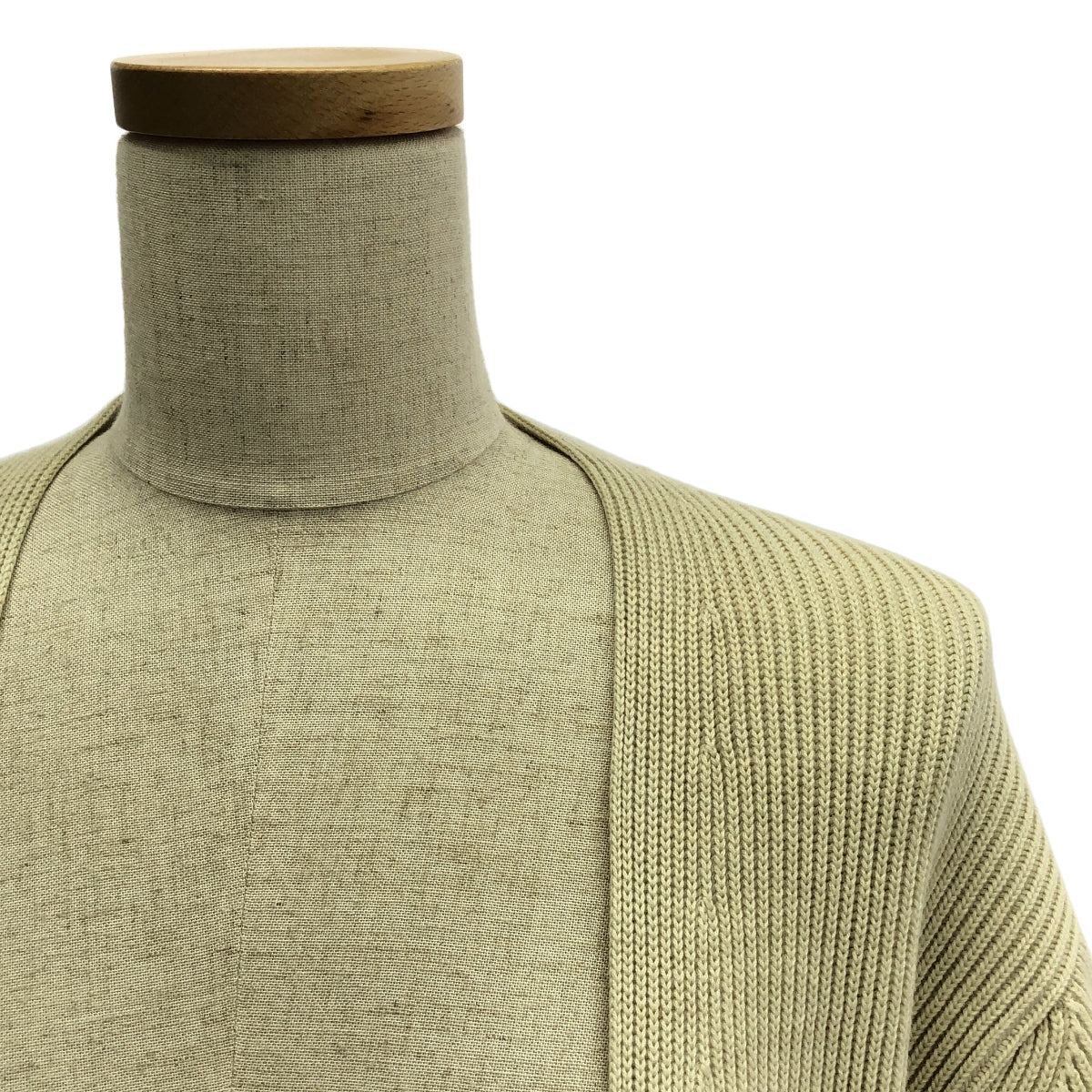 AURALEE / 오라리 | Long Rib Knit Cardigan 롱 리브 니트 카디건 | 0 | 아이보리 | 여성