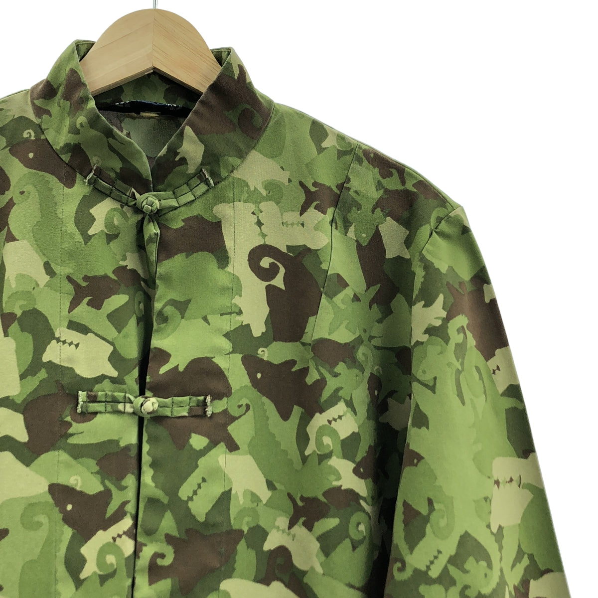 BLACK COMME des GARCONS / 블랙콤 데 갤슨 | 2014AW | 위장 차이나 코트 | M | 멀티 컬러 | 남성