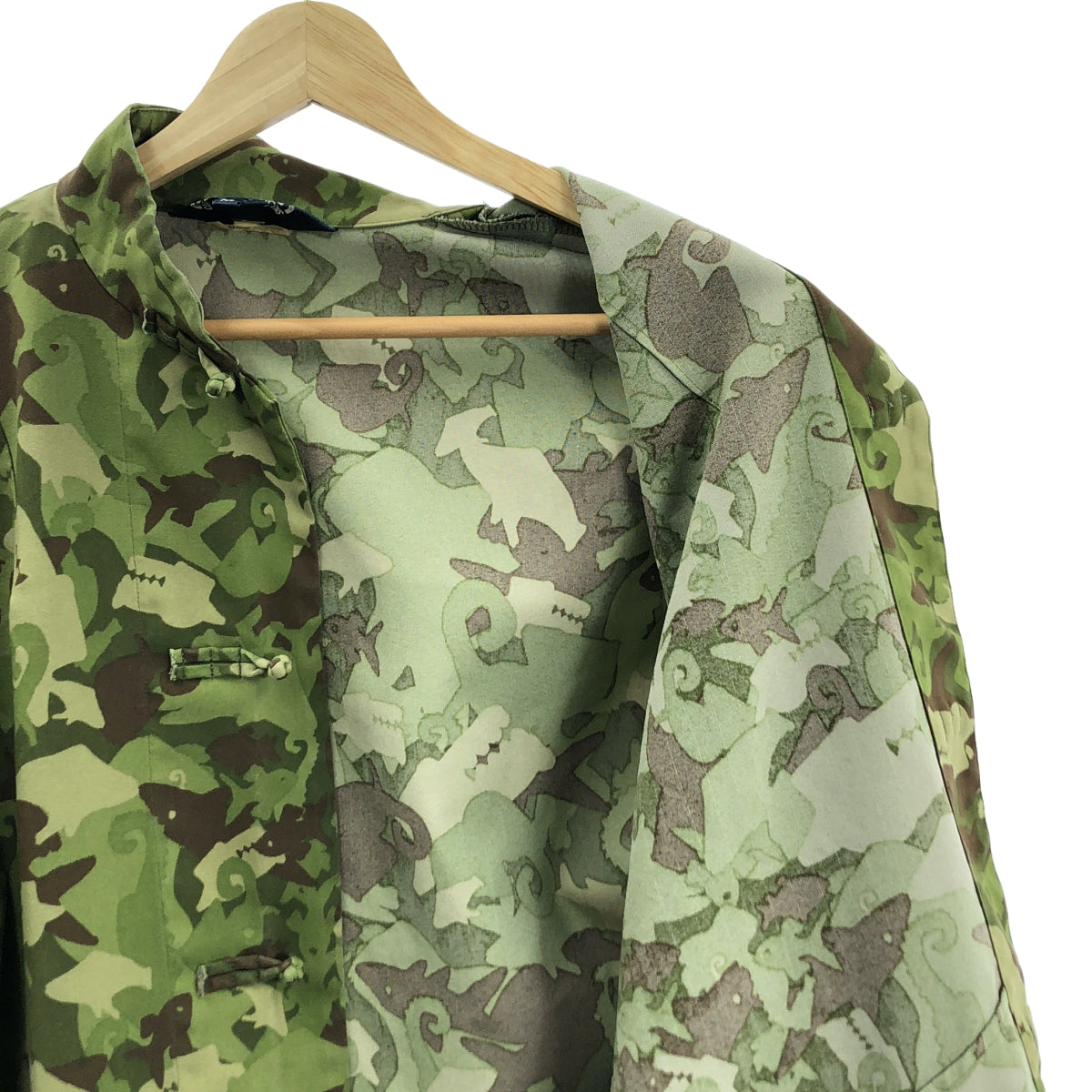 BLACK COMME des GARCONS / 블랙콤 데 갤슨 | 2014AW | 위장 차이나 코트 | M | 멀티 컬러 | 남성