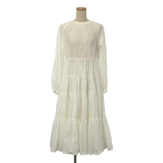 foufou / フーフー | 【THE DRESS #29】waltz raglan sleeves tiered dress | 0 | ホワイト | レディース
