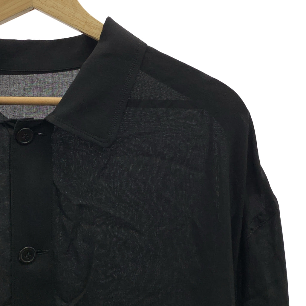 YOHJI YAMAMOTO POUR HOMME / 요우지야마 모토 풀 옴므 | 레이온 롱 셔츠 | 2 | 남성