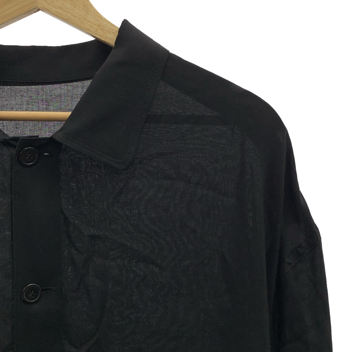 YOHJI YAMAMOTO POUR HOMME / 요우지야마 모토 풀 옴므 | 레이온 롱 셔츠 | 2 | 남성