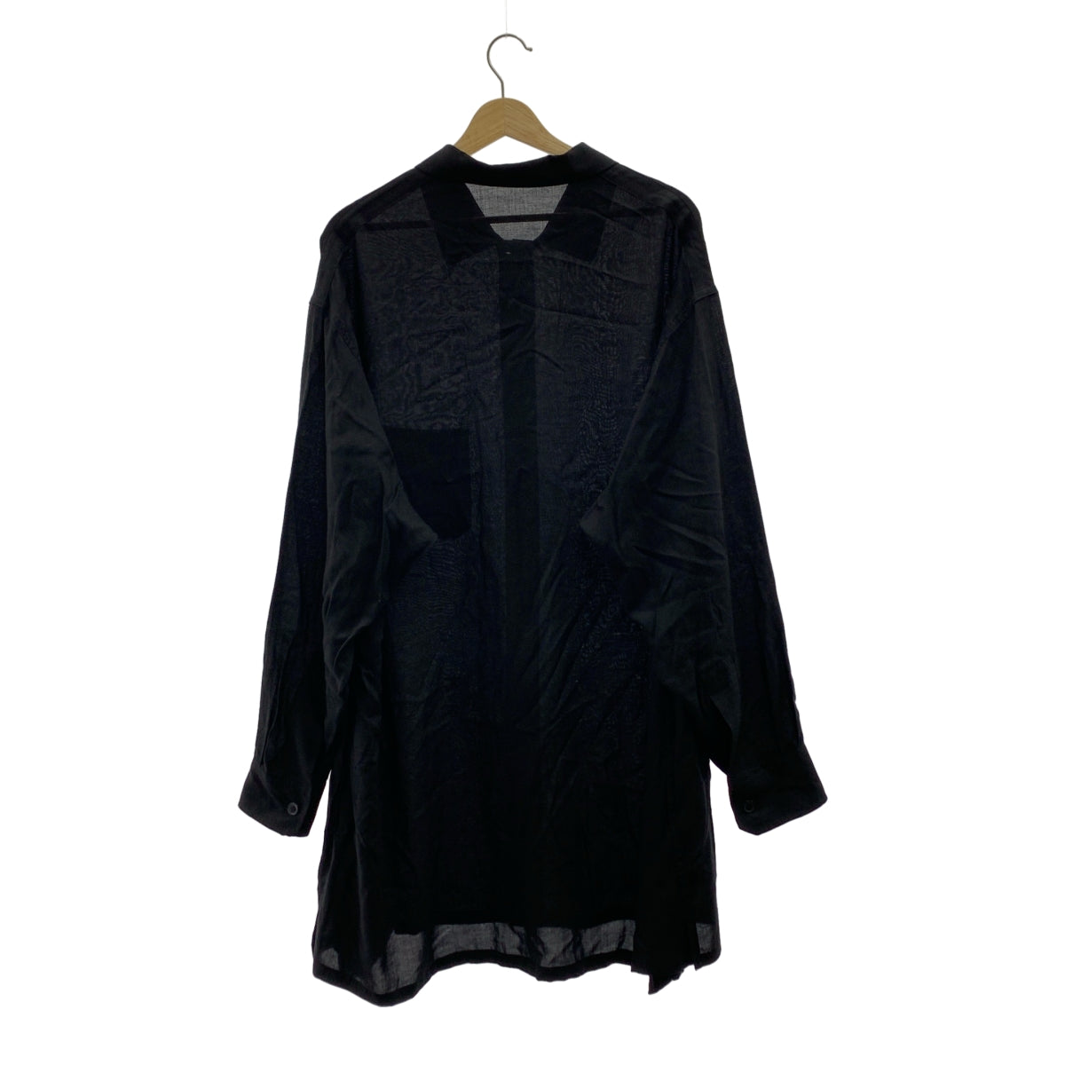 YOHJI YAMAMOTO POUR HOMME / 요우지야마 모토 풀 옴므 | 레이온 롱 셔츠 | 2 | 남성