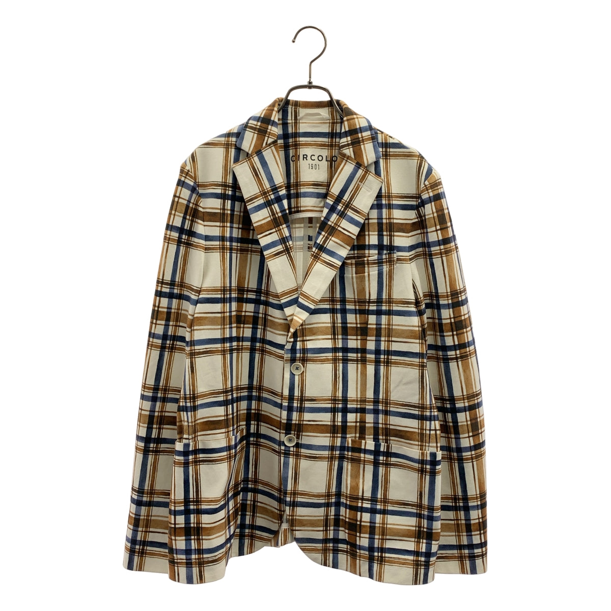 CIRCOLO 1901 / チルコロ1901 | コットン チェック テーラード