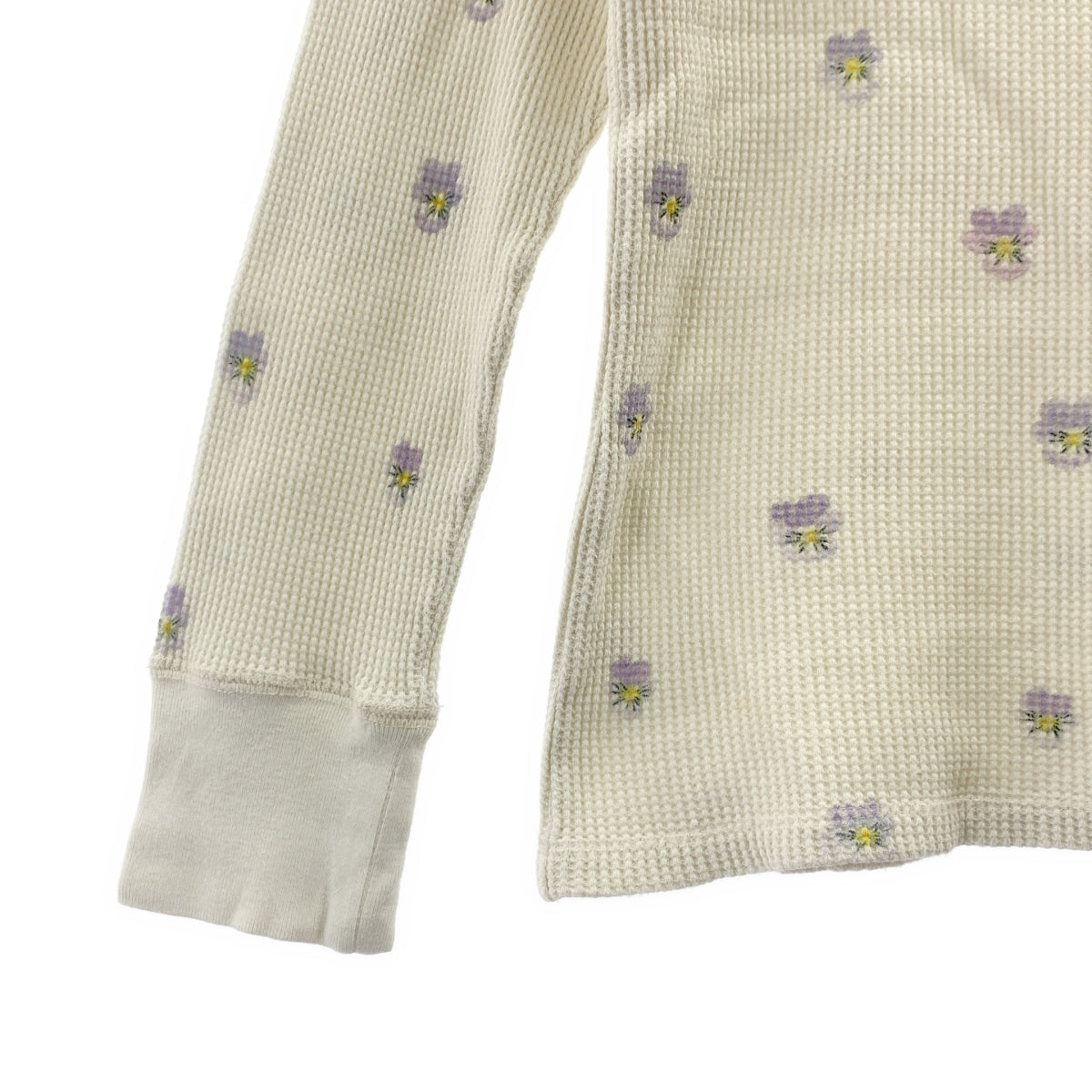 RHVINTAGE / 론허만 빈티지 | Sumire Waffle Pullover 스미레 와플 풀오버 롱 슬리브 컷소우 | XS |