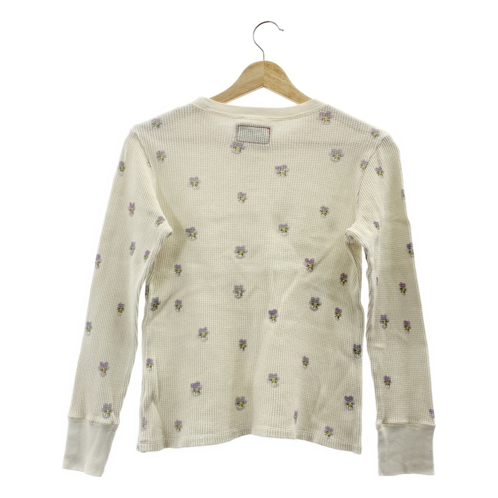 RHVINTAGE / 론허만 빈티지 | Sumire Waffle Pullover 스미레 와플 풀오버 롱 슬리브 컷소우 | XS |