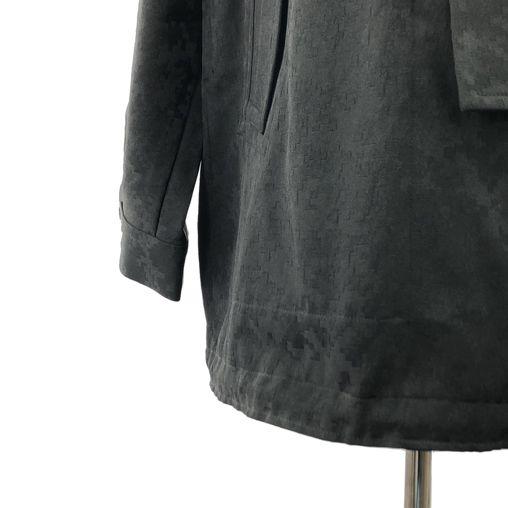 REGULATION Yohji Yamamoto | 2017 春夏 | 提花蕾絲多層立領大衣 | 3 碼 | 黑色 | 女款