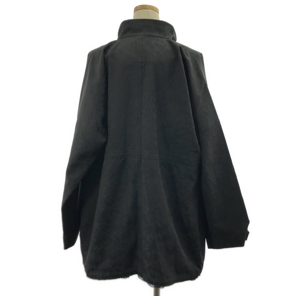 REGULATION Yohji Yamamoto | 2017 春夏 | 提花蕾絲多層立領大衣 | 3 碼 | 黑色 | 女款