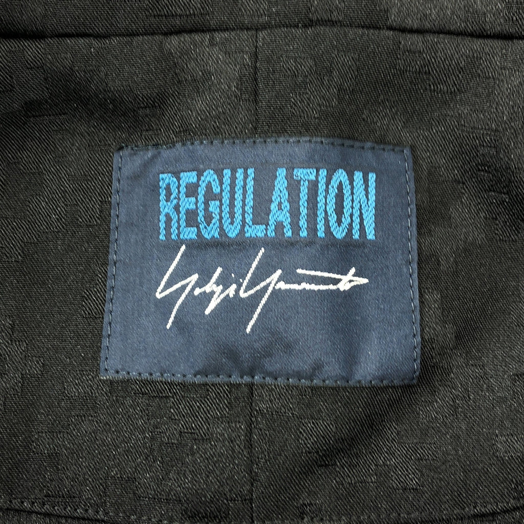 REGULATION Yohji Yamamoto | 2017 春夏 | 提花蕾絲多層立領大衣 | 3 碼 | 黑色 | 女款