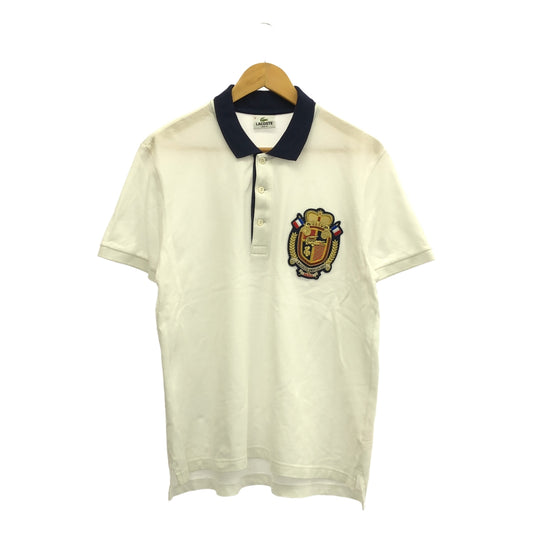 LACOSTE | Emblem patch pique polo shirt | Size 5 | Men's