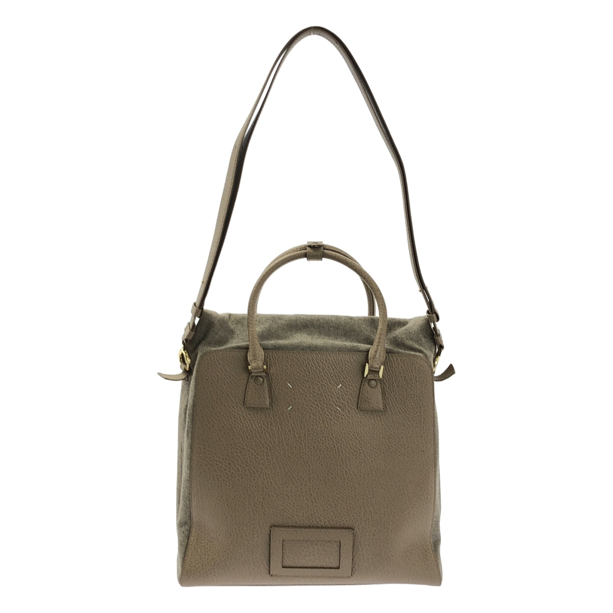 【美品】  Maison Margiela / メゾンマルジェラ | 2024SS | 5AC グレインレザー 3way ショルダーバッグ | ベージュ系 | レディース