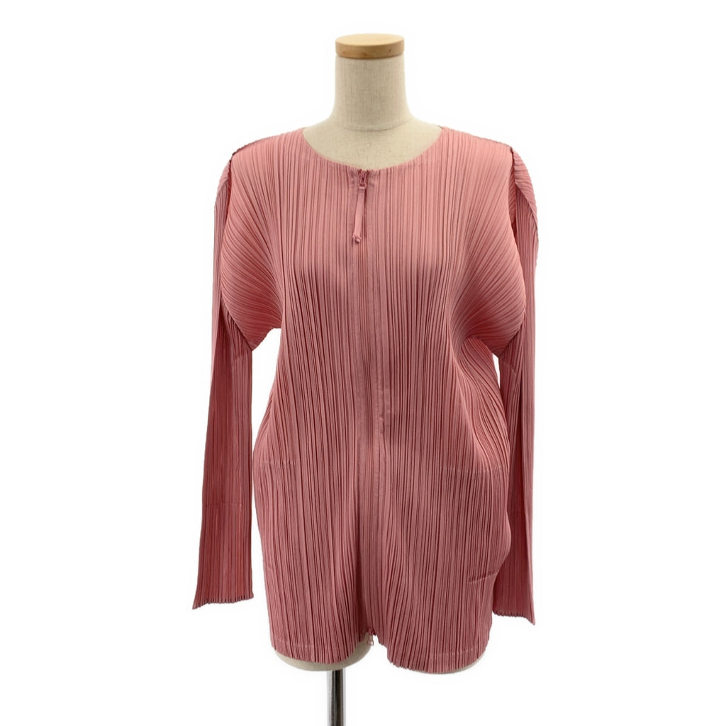 PLEATS PLEASE ISSEY MIYAKE | 月刊 / 全拉鍊長外套 | 3 碼 | 女款