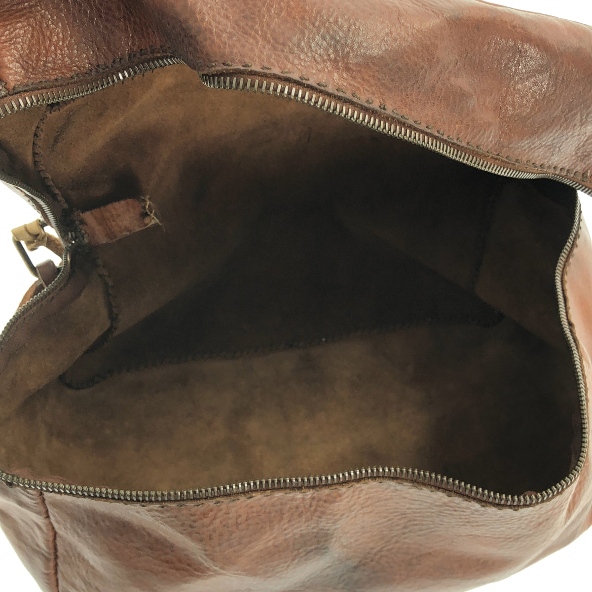 【成色極佳】ISABELLA STEFANELLI 相機包 真皮方形單肩包 | 棕色 | 男士