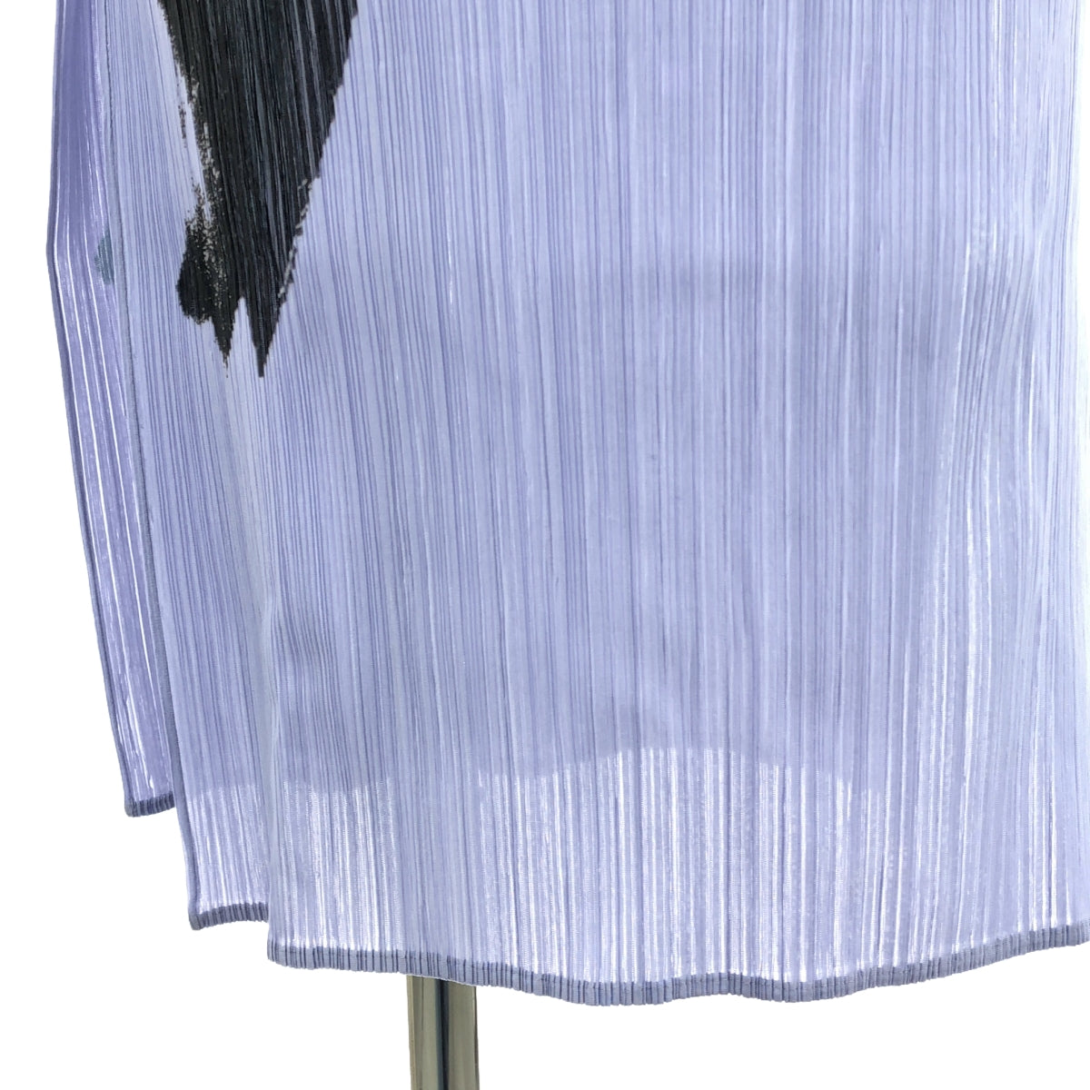 【新品】  ISSEY MIYAKE / イッセイミヤケ | PHYSIOTYPE PLEATS 押し花柄 プリント プリーツ ワンピース | 2 | ASAGAO PURPLE | レディース