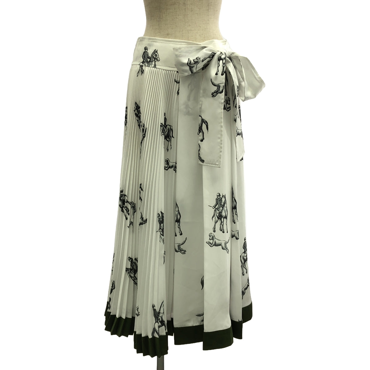 3.1 Phillip Lim | 2022AW | All-over print asymmetrical pleated skirt / fully lined | 0 | Women's