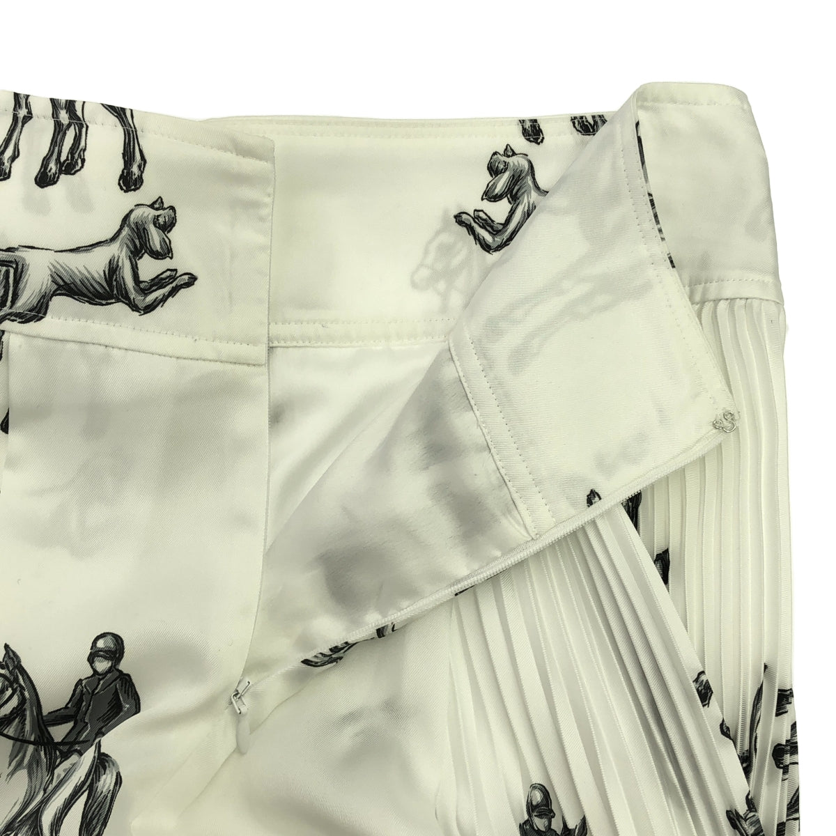 3.1 Phillip Lim | 2022AW | All-over print asymmetrical pleated skirt / fully lined | 0 | Women's