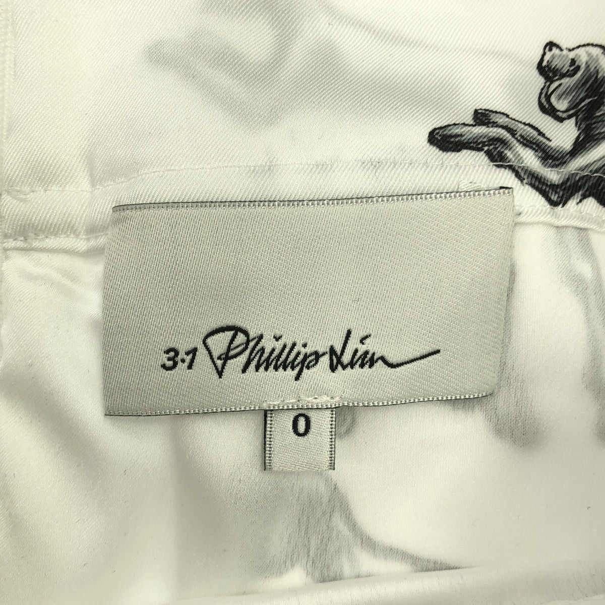 3.1 Phillip Lim / スリーワンフィリップリム | 2022AW | 総柄 アシンメトリー プリーツ スカート / 総裏地 | 0 | レディース