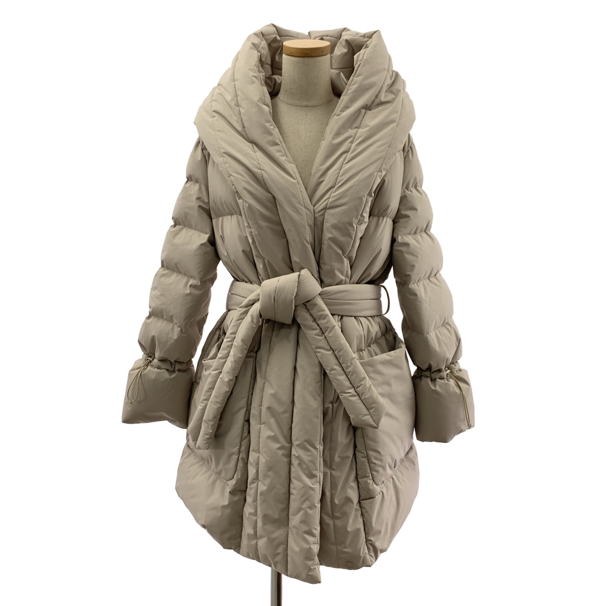 MooRER MANILA STP 淺灰色連帽羽絨服，女款，成色極佳