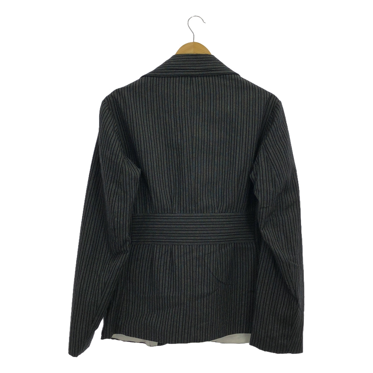 【美品】  JOHN ALEXANDER SKELTON / ジョンアレキサンダースケルトン | tweed jacket / ツイード シングルジャケット / 総裏地 | M/S | black / gray | メンズ