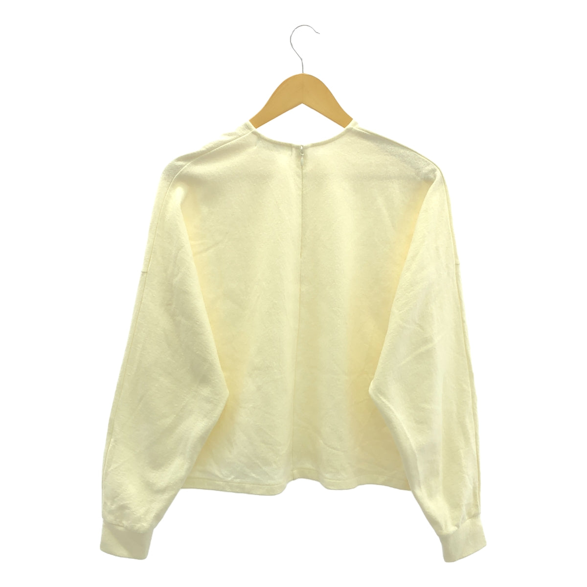 SACRA | Fine Mild Wool Top Pullover | 38 | Off-White | Women's