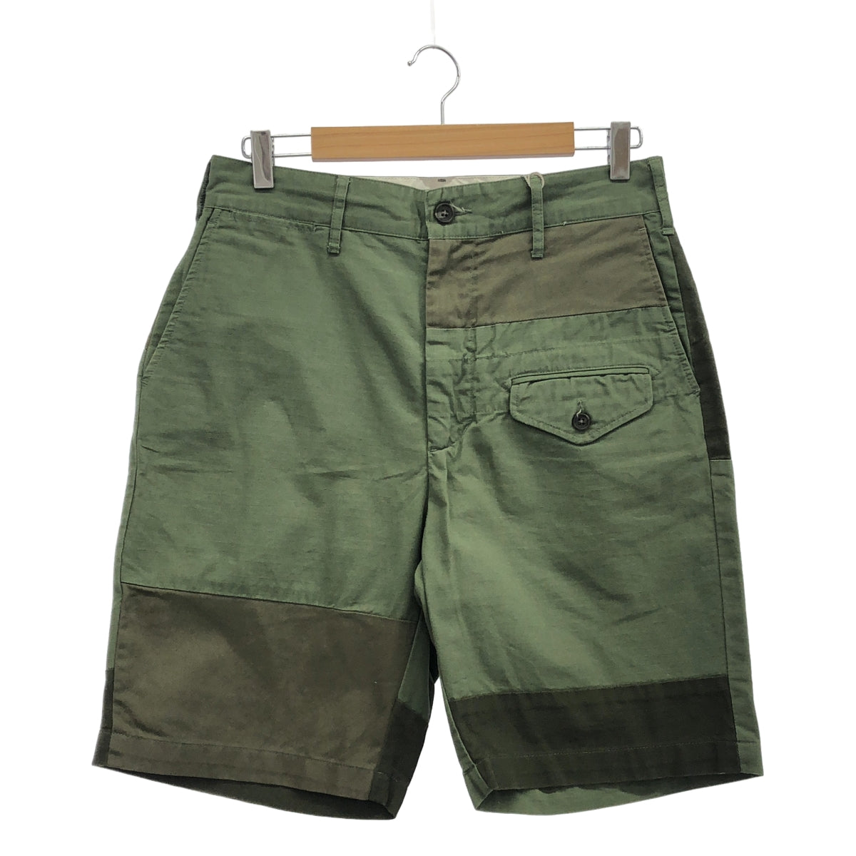 【미품】 Engineered Garments / 엔지니어드 가멘츠 | GHURKA SHORT COTTON RIPSTOP 구르카 쇼츠 코튼 립 스톱 | XS | 올리브 | 남성