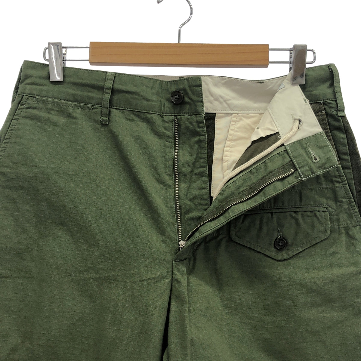 【미품】 Engineered Garments / 엔지니어드 가멘츠 | GHURKA SHORT COTTON RIPSTOP 구르카 쇼츠 코튼 립 스톱 | XS | 올리브 | 남성