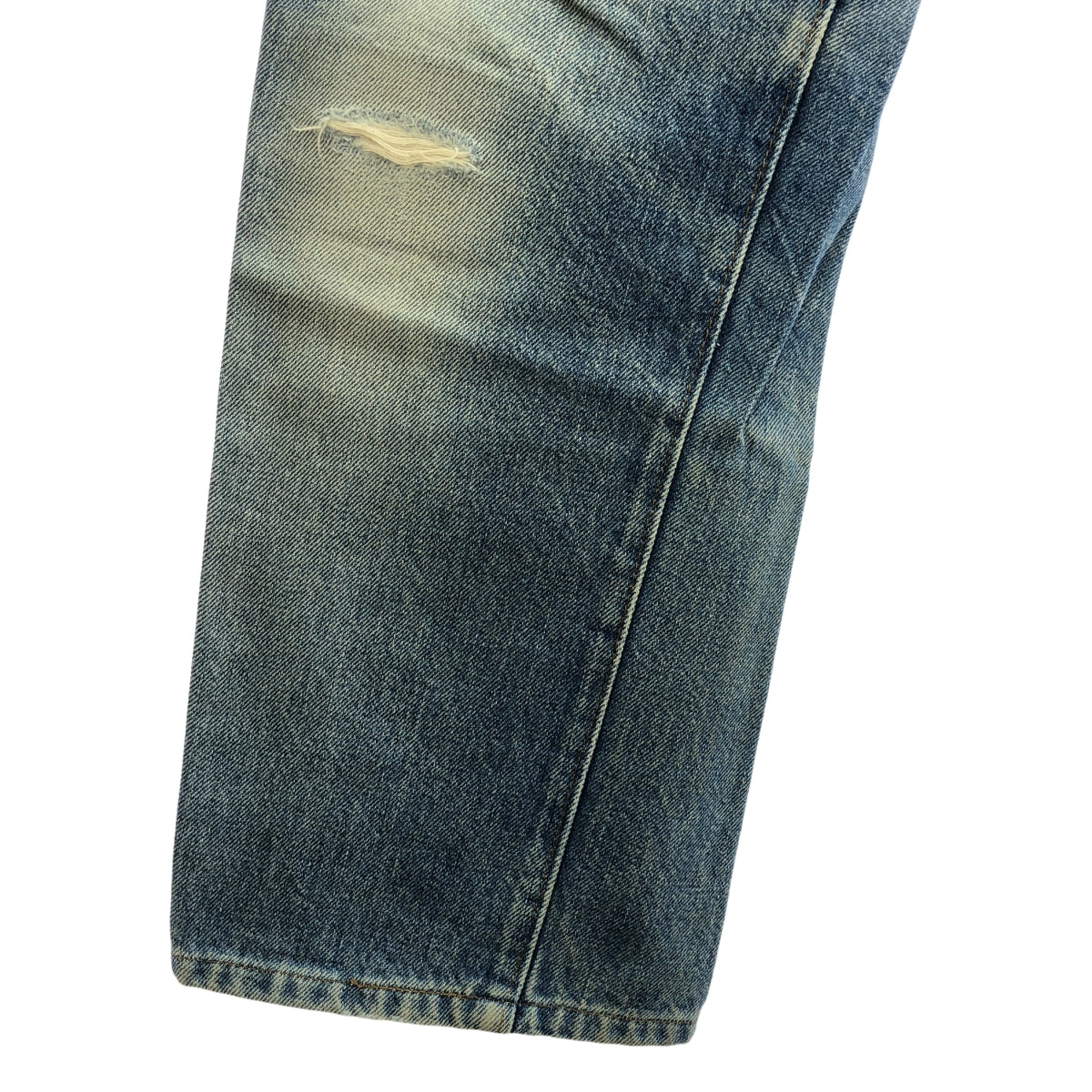 Levi's / 리바이스 | 80s 빈티지 501 66 후기 버튼 뒷면 6 세르비치 데님 바지 | W30 L36 | 인디고 | 남성