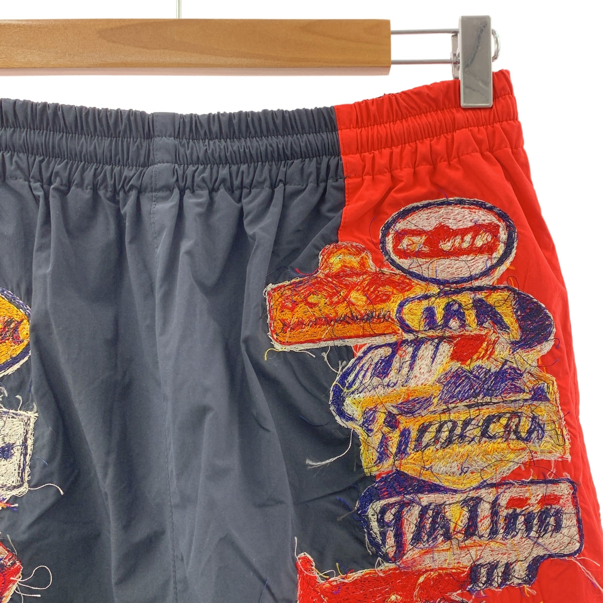 doublet / ダブレット | 2024SS | doublet PATCHES EMBROIDERY TRACK PANTS / エンブロイダリー ドローストリング イージーパンツ | S | メンズ