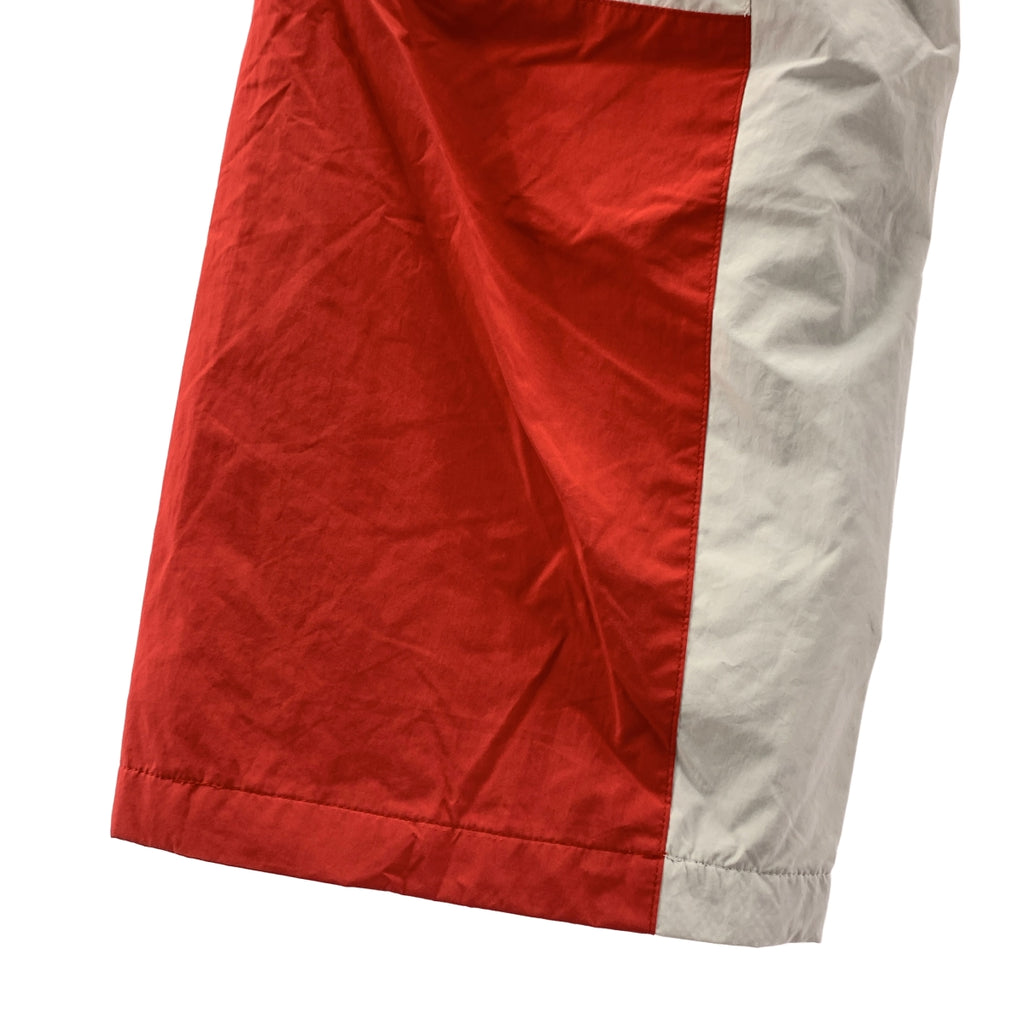 雙排扣運動褲 | 2024春夏 | 雙排扣刺繡貼片運動褲 | 刺繡抽繩休閒褲 | S碼 | 男士