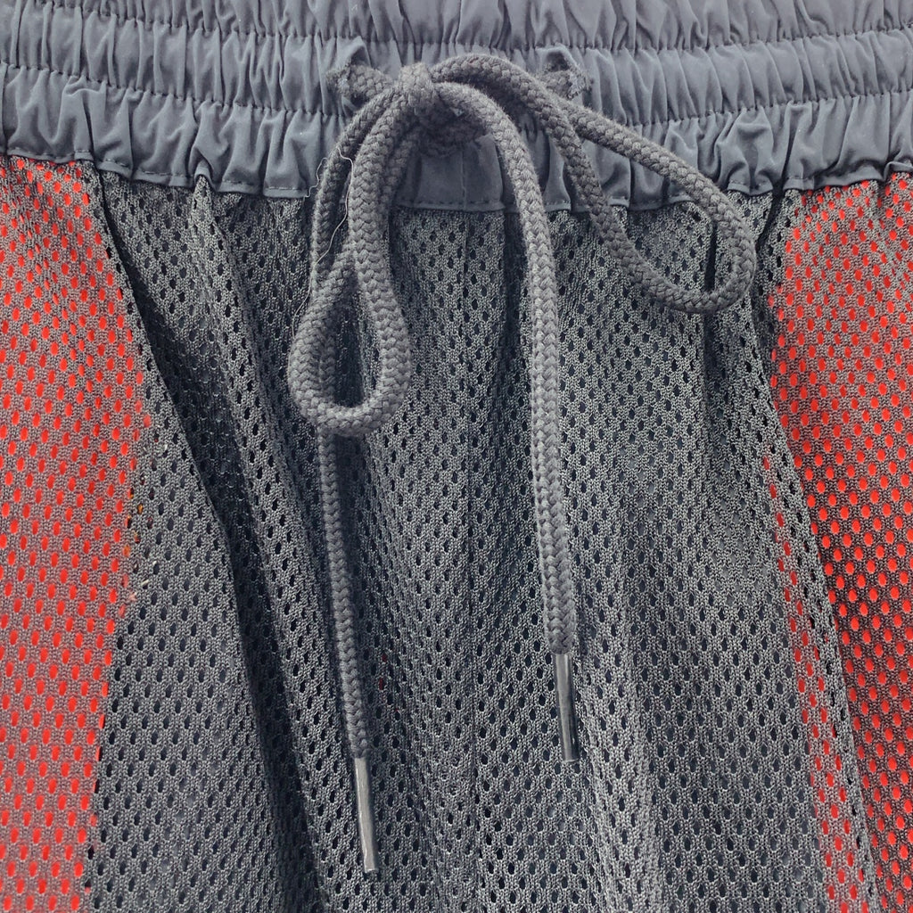 雙排扣運動褲 | 2024春夏 | 雙排扣刺繡貼片運動褲 | 刺繡抽繩休閒褲 | S碼 | 男士