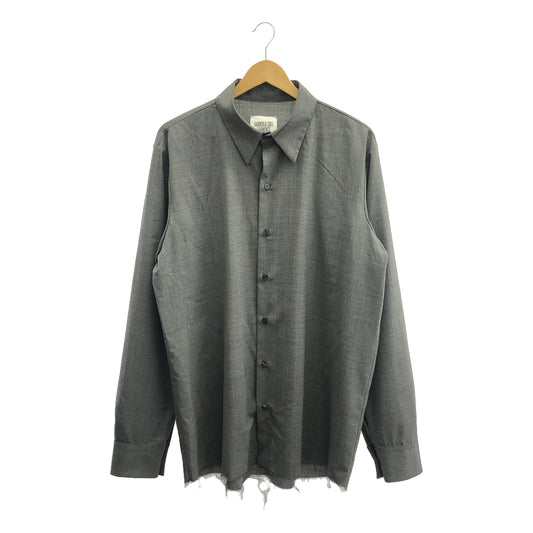 【미품】 GABRIELA COLL GARMENTS / 가브리엘라 콜 가멘츠 | 별주 Loro Piana Wool Shirt 로로피아나 울 셔츠 | 5 | 그레이 |