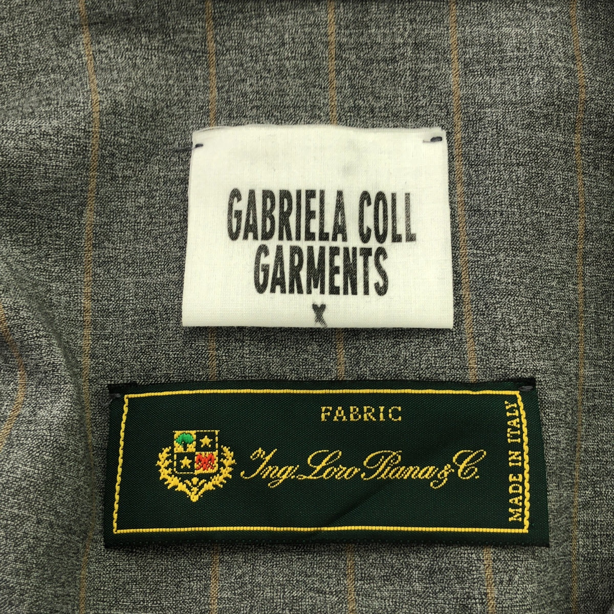 [Good Condition] GABRIELA COLL GARMENTS | Custom-made Loro Piana Wool Shirt | Size 5 | Grey | Men's