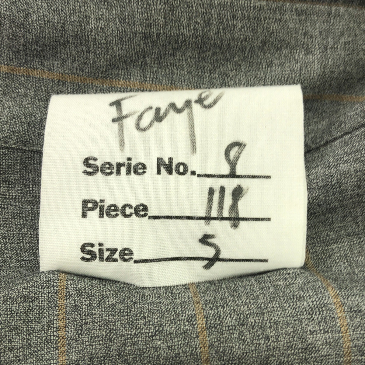 [Good Condition] GABRIELA COLL GARMENTS | Custom-made Loro Piana Wool Shirt | Size 5 | Grey | Men's