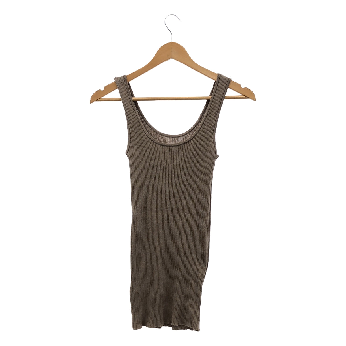 Chaos | 16G Impression Rib Knit Tank Top | F | Women's