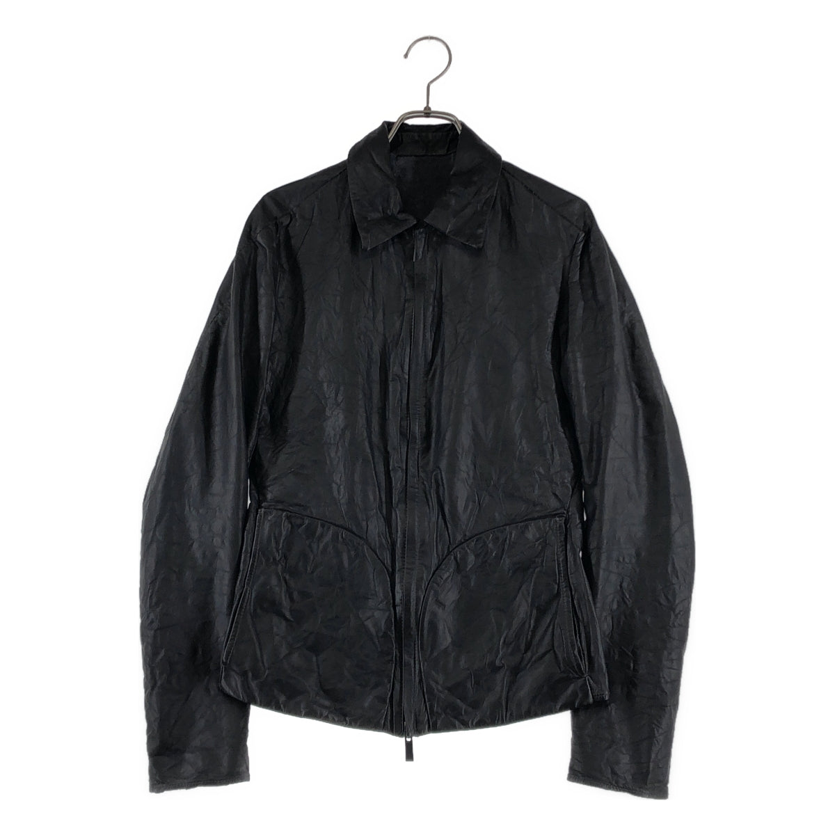 LAYER-o / レイヤーゼロ | レザー シングル ライダースジャケット | 44 | メンズ